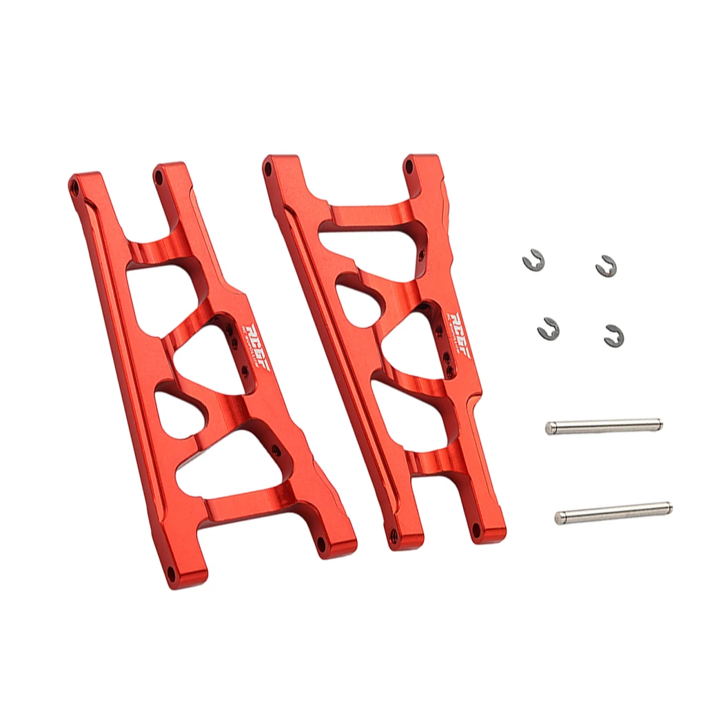 

2pcs 1 10 Front Lower Suspension Arm Aluminum Alloy Enhanced Rc Front Lower Suspension Arm For TRAXXAS SLASH 4x4 Red