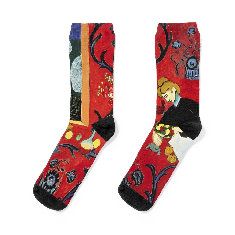 

Harmony in Red - Henri Matisse Socks custom crazy winter gifts Male Socks Women's