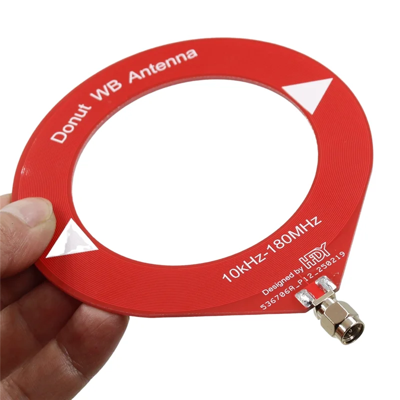 A37T-10Khz-180Mhz Mini Loop Antenna All Band Coverage Ring Donut Antenna Supports Shortwave/Medium Wave SDR For Radio