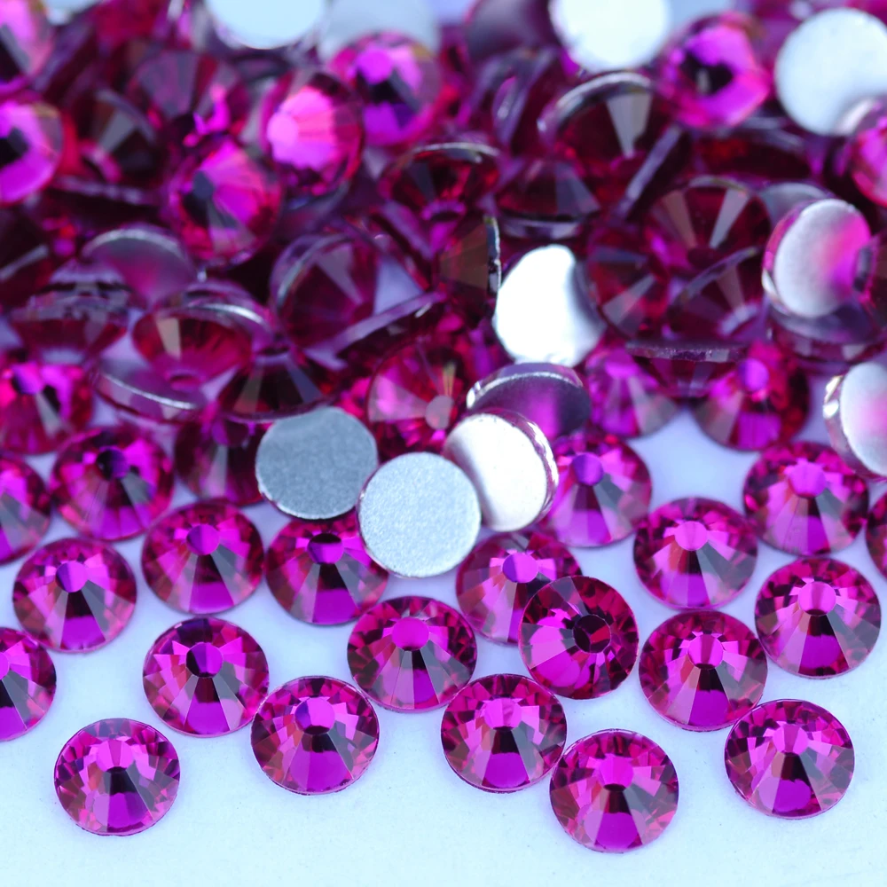 Neue fuchsiafarbene Non-Hotfix – Nail Art Fuchsia Bewertung und Preis