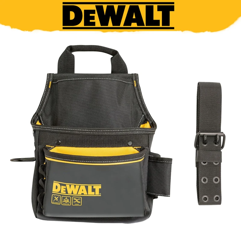 DEWALT DWST540101  Single Pouch Toolbelt Dirt-repellant Tarpaulin   Durable Materials Comfortable Storage Tool Waist Bag