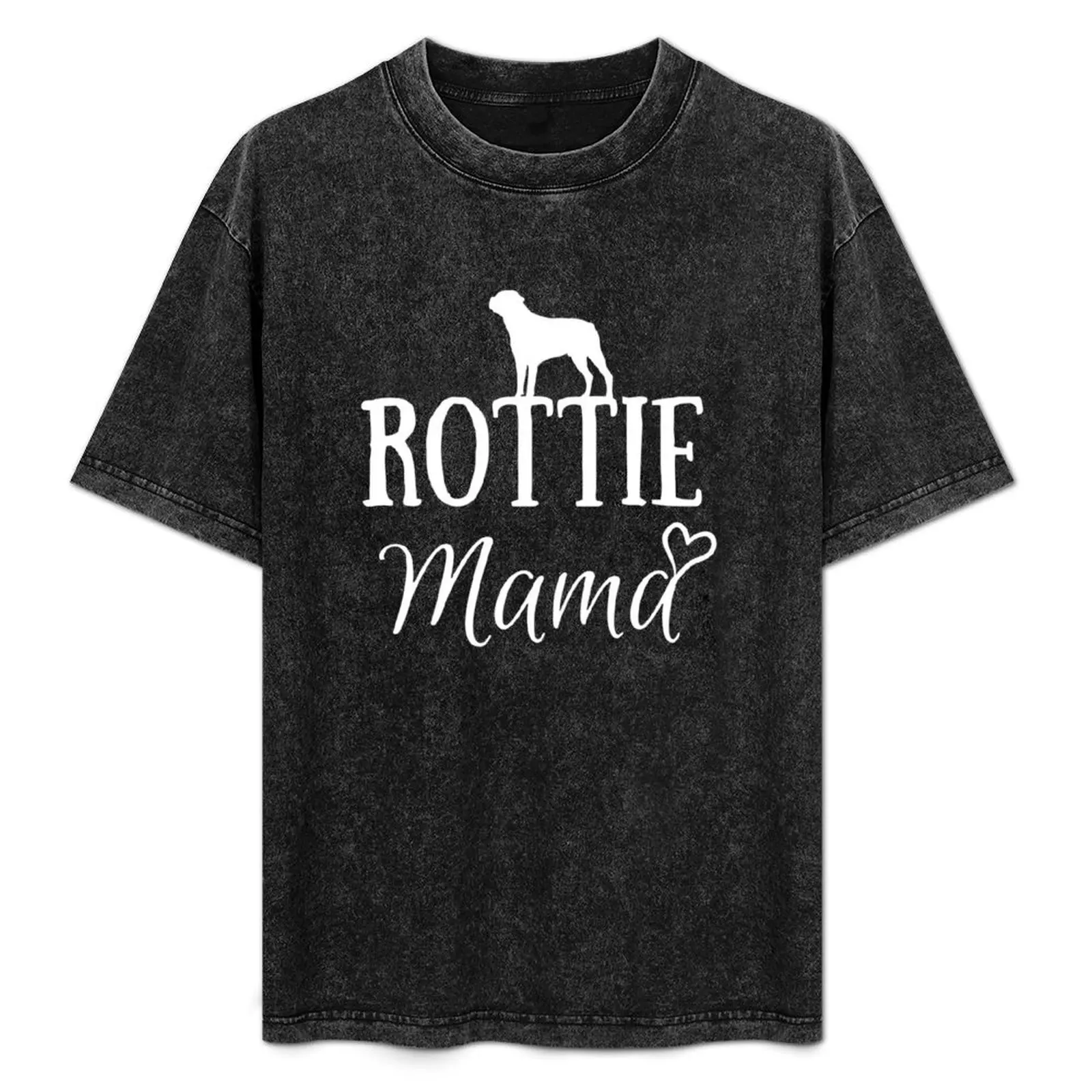 Rottie Mama Rottweiler Owner Rottweiler Gift Rottweiler Mom T-Shirt summer clothes heavyweights men clothes