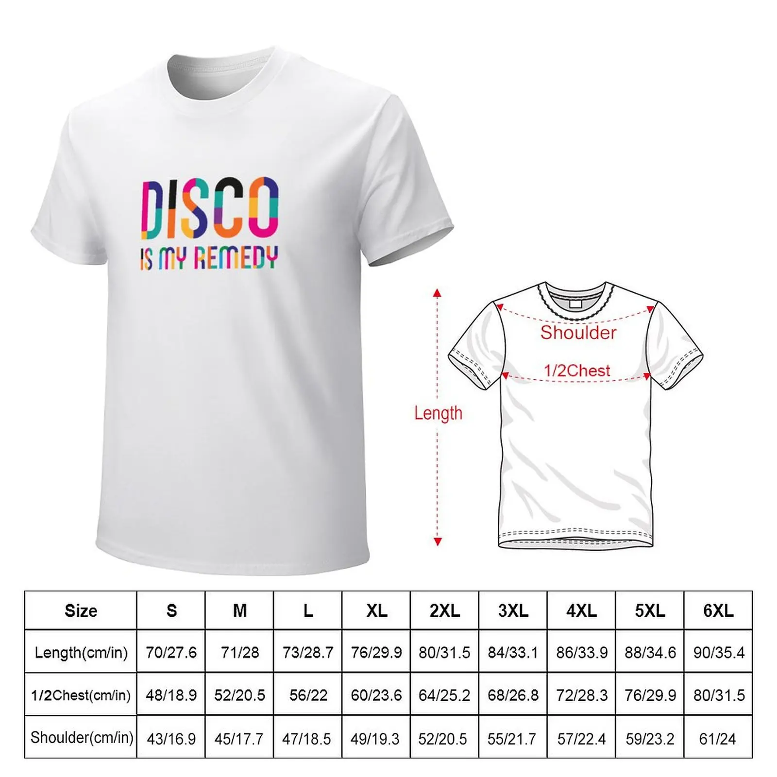 Disco Is My Remedy T-shirt funnys cute tops customs design your own sweat funny t shirts for men