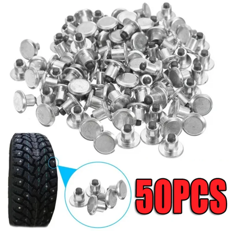 NEW Winter Tire Studs Anti-Slip Stud for Car Motorcycle Bike Shoe Soles Snow Spikes Tyre Cleats Nails Safety Riding Accessories