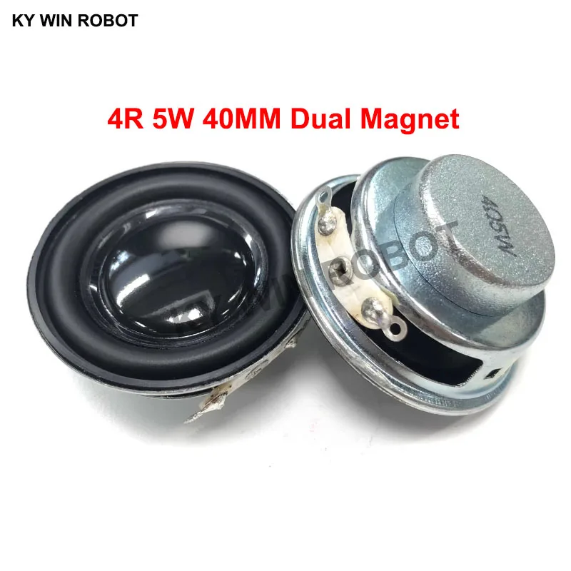 

2PCS/Lot High Quality Speaker Horn 5W 4R Diameter 4CM 40mm Amplifier Rubber Gasket Loudspeaker Trumpet Thickness 18MM