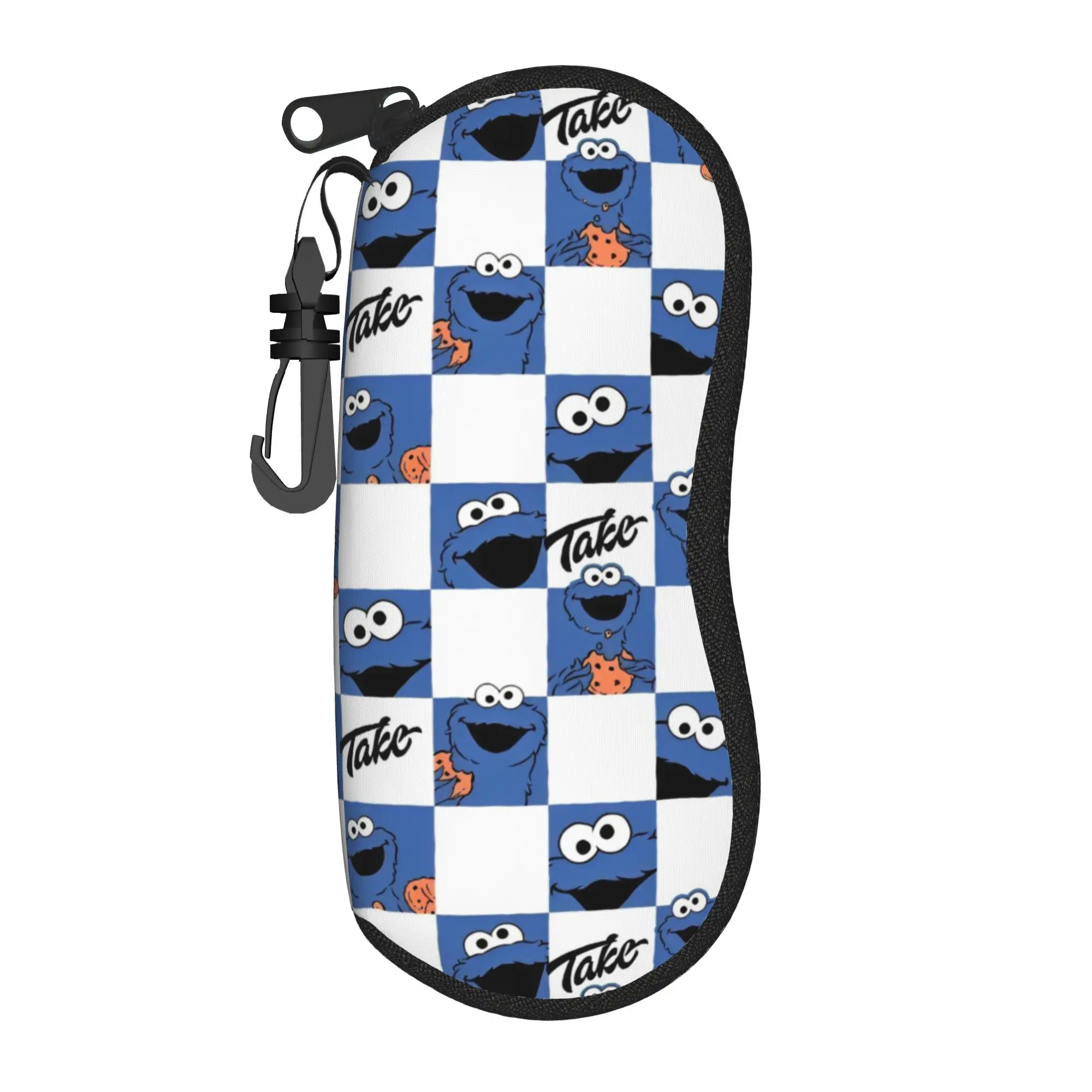 

Футляр для очков с изображением монстров из мультфильма «Куки-монстры» для женщин и мужчин, защитный аксессуар, коробка для хранения очков, мультяшный футляр для контактных линз