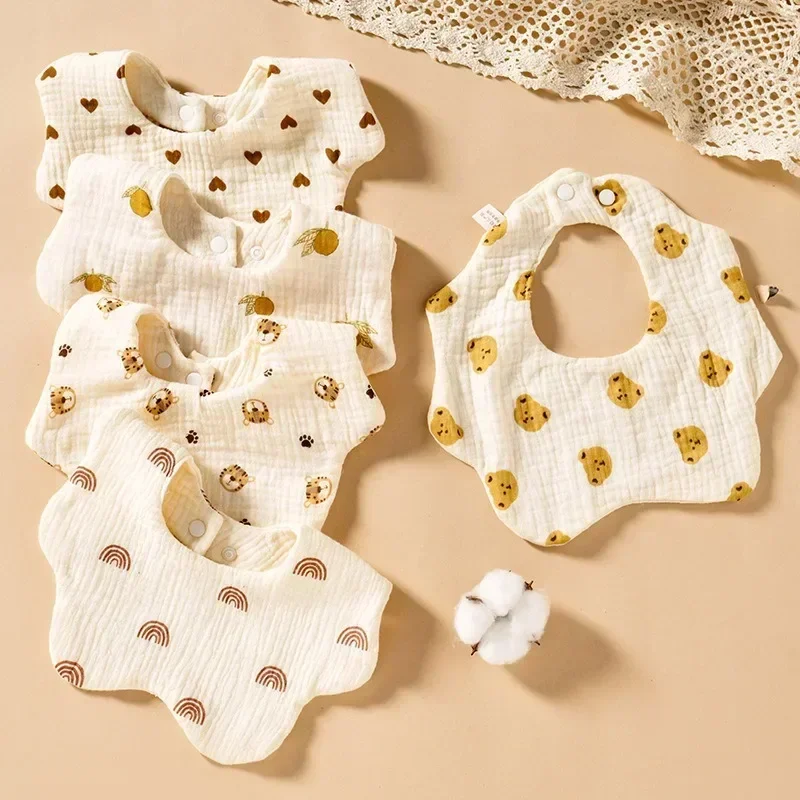 

Baby gauze bib pure cotton a class saliva towel baby waterproof spit milk for men and women baby spring and summer thin