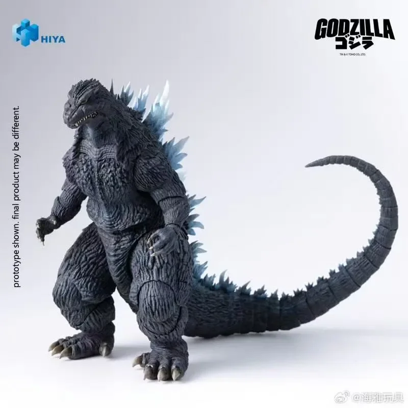 Figurki akcji HIYA 18 cm, seria Exquisite Basic, Godzilla kontra Mecha Godzilla, Godzilla z promieniem termicznym, zabawka anime, prezent - dostępne od ręki.