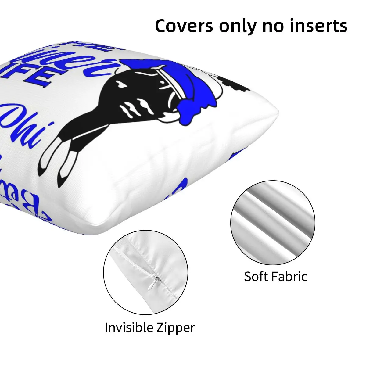 Zeta Phi Beta Sorority Logo 2 قطعة المخدة المربعة غطاء وسادة وسادة ديكور الراحة رمي وسادة لغرفة المعيشة المنزلية #4