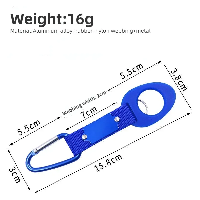 1PC Water Bottle Buckle Backpack Carabiner Portable Hanging Outdoor Drink Bottle Holder Hook Clip Hanger Camping Hiking Tools