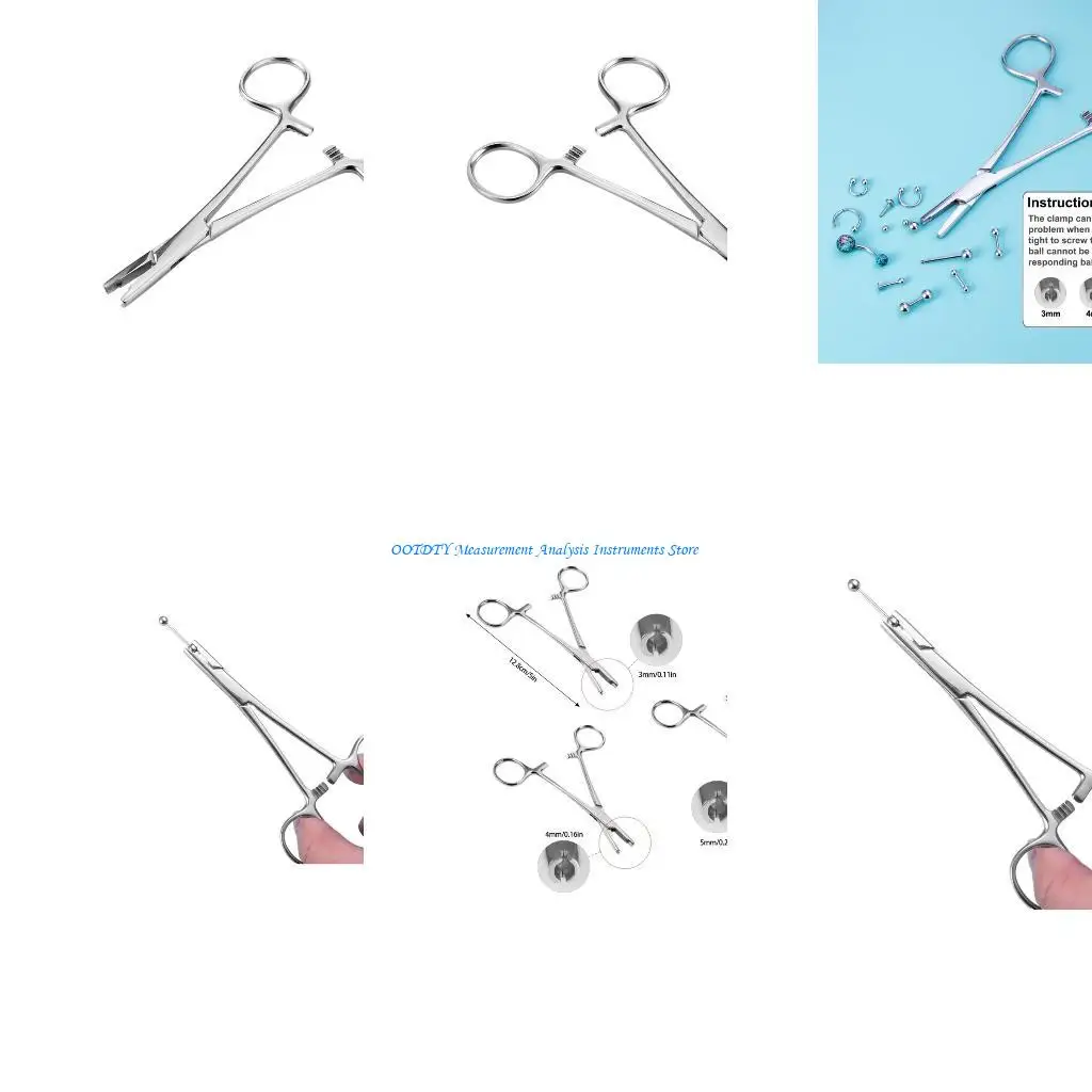 

367D Стоимость из нержавеющей стали Pliers Инструмент для пирсинга практических украшений тела
