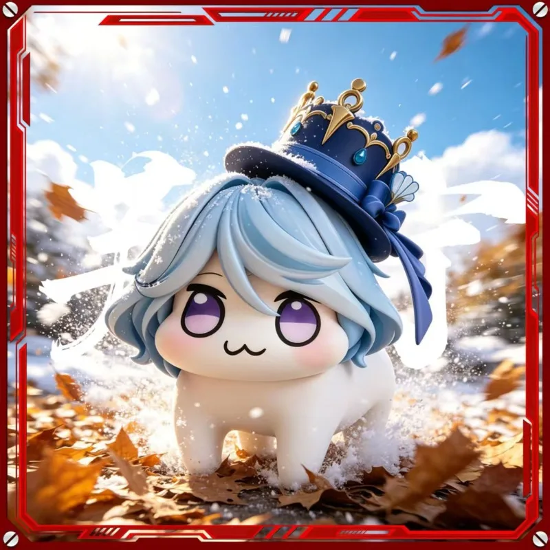 7cm Doro Anime Q-Version Figur Modell Genshin Impact Furina Cosplay Cartoon Figurine Sammlerstück Schreibtisch-Deko Freund Geburtstagsgeschenk – Detail 2