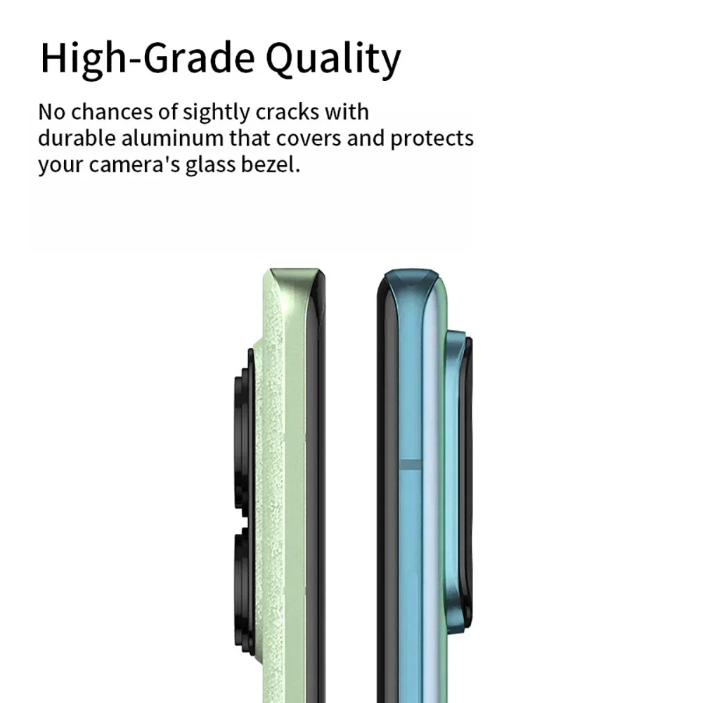 Alumínio Alloy Camera Protector Cover, Filme para Motorola Moto Edge 40 Pro, Edge 40Pro, 5G, 2023, Matel Ring, Tampa de lente protetora