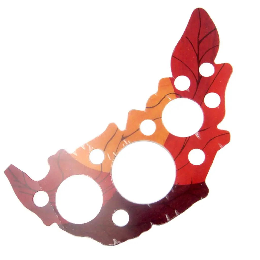 Grape Leaf Guitar Pickguard Back Sticker Plastic Scratch Plate Adhesive Protector for Acoustic Guitar Body Protection