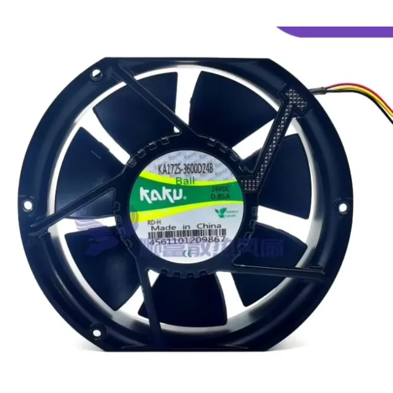 

Ltsf For KAKU KA1725-3600D24B DC 24V 0.85A 172x150x51mm 3-Wire Server Cooling Fan