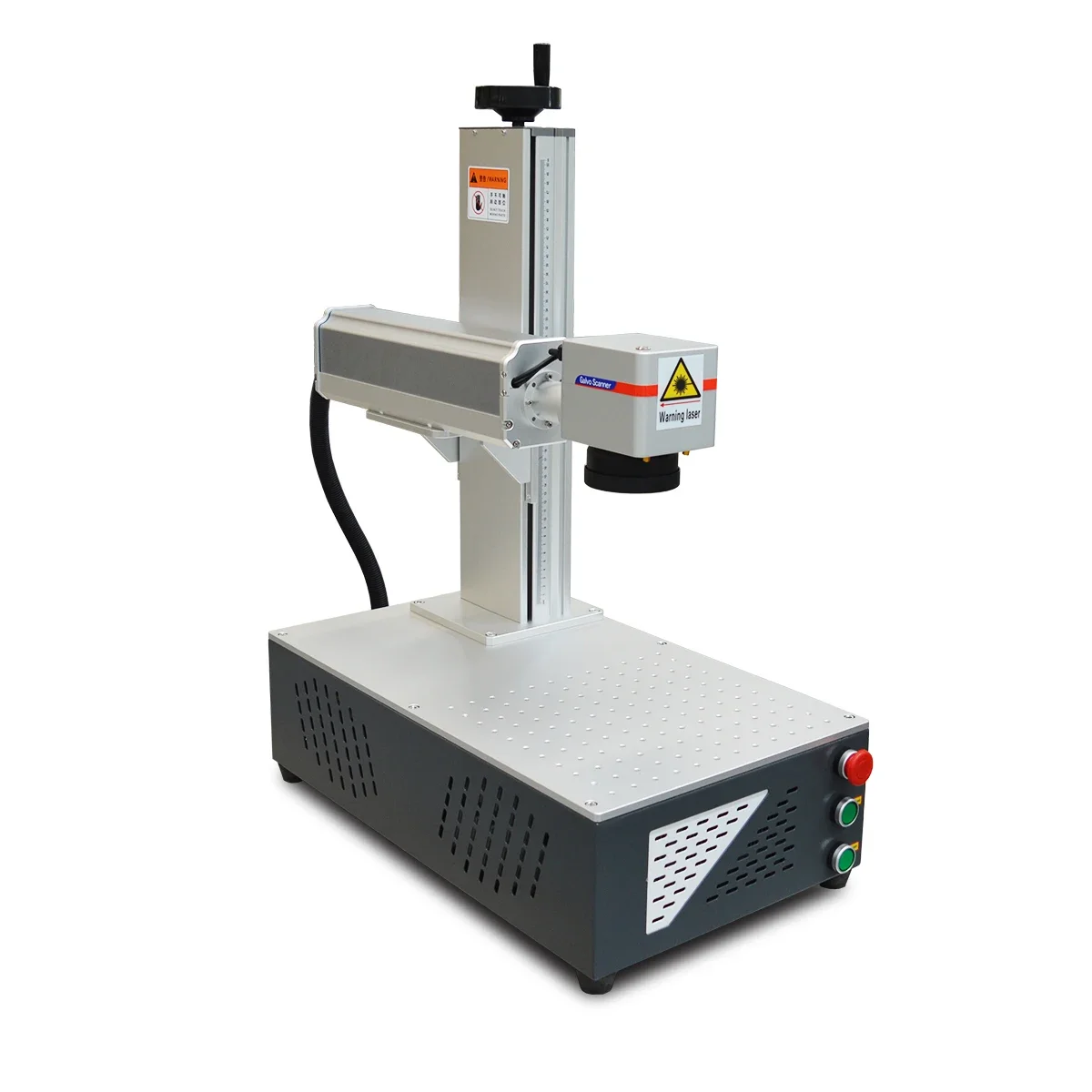 New Used Fiber  Marking Machine Wood Metal Leather Glass Acrylic Stone Paper Plastic Rubber MDF Plywood Automatic Motor