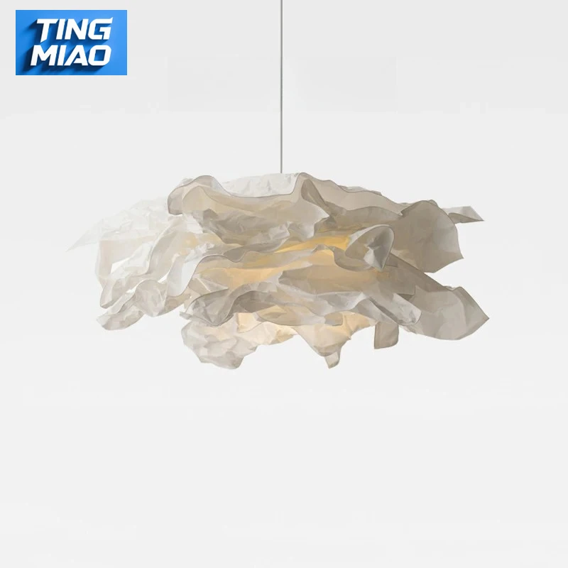 

2026 Classic Origami Lustre Chandelier Hanging Lamp Ceiling Handmade Papery Pendant Light Fixture Weaving Home Living Bed Room