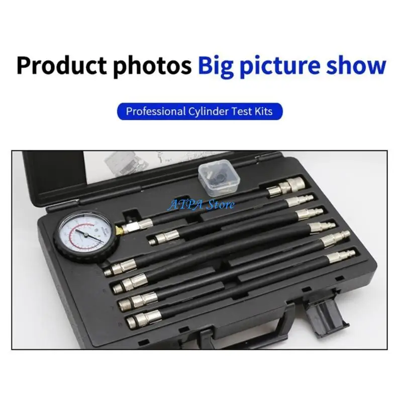 

U13C Compression Tester for Gasolines Engine Cylinder Compression Tester Gasolines Engine Gauges for Car Motorbike