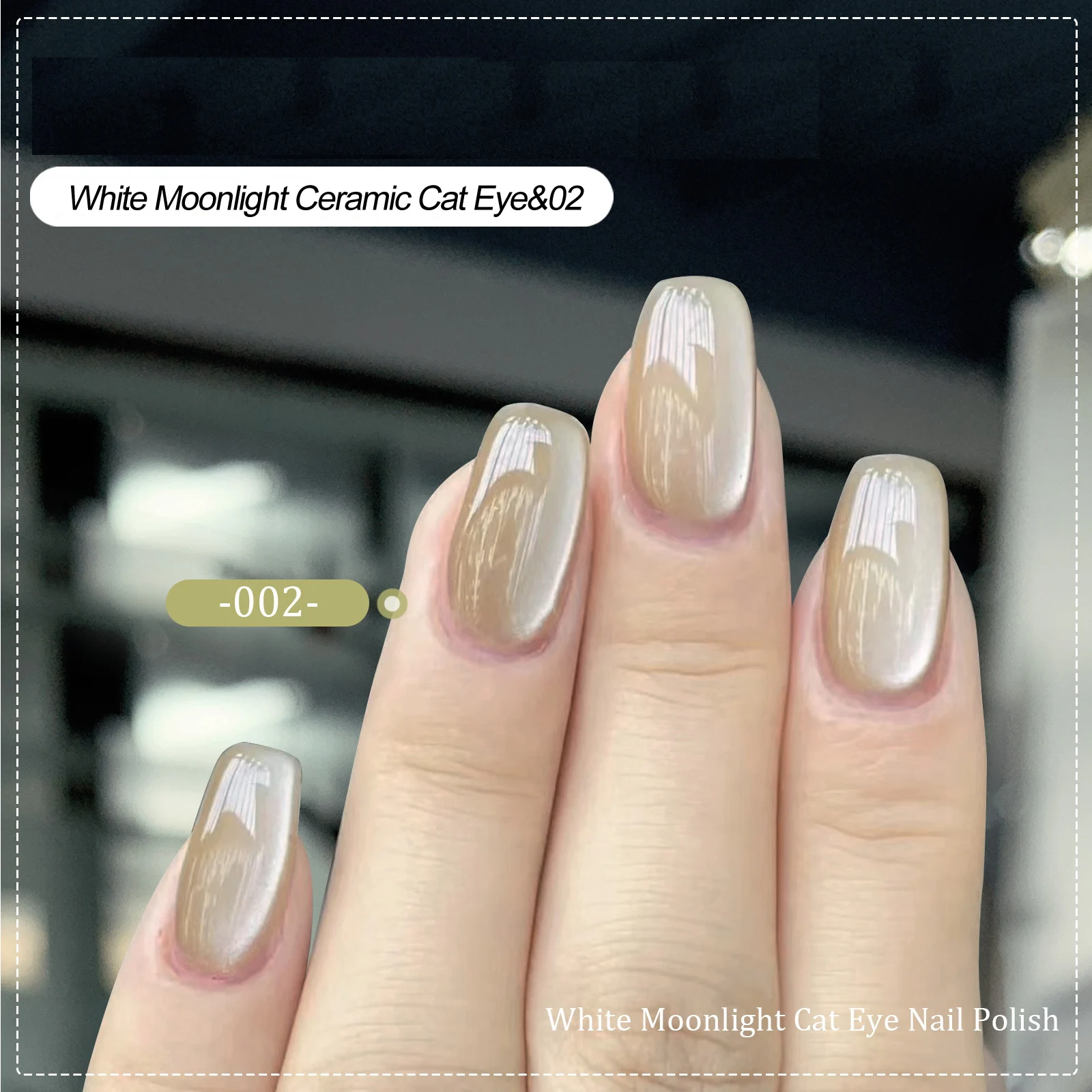 8ml MoonLight Cat Eye Nail Gel White Glitter UV Semi-permanent Nails Polishes Naked Pearl Gentle Wind DIY Nails Art Products