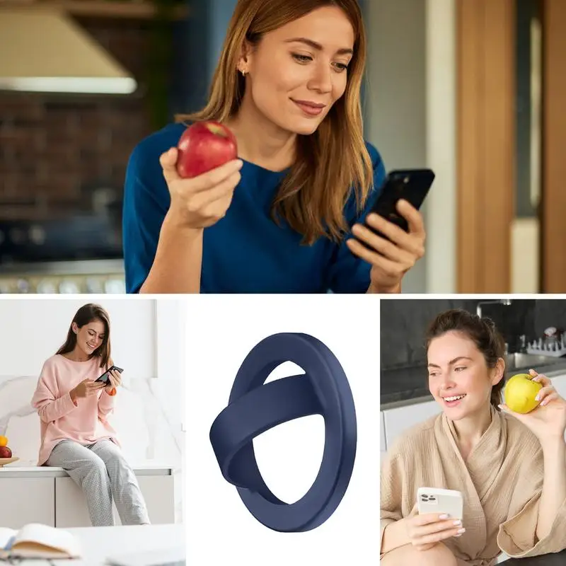 Magnetic Ring For IPhone 15 14 13 12Pro Androiid Phones Plate Sticker Rings For Wireless Charger Stand Magnetic Phone Grip image 5