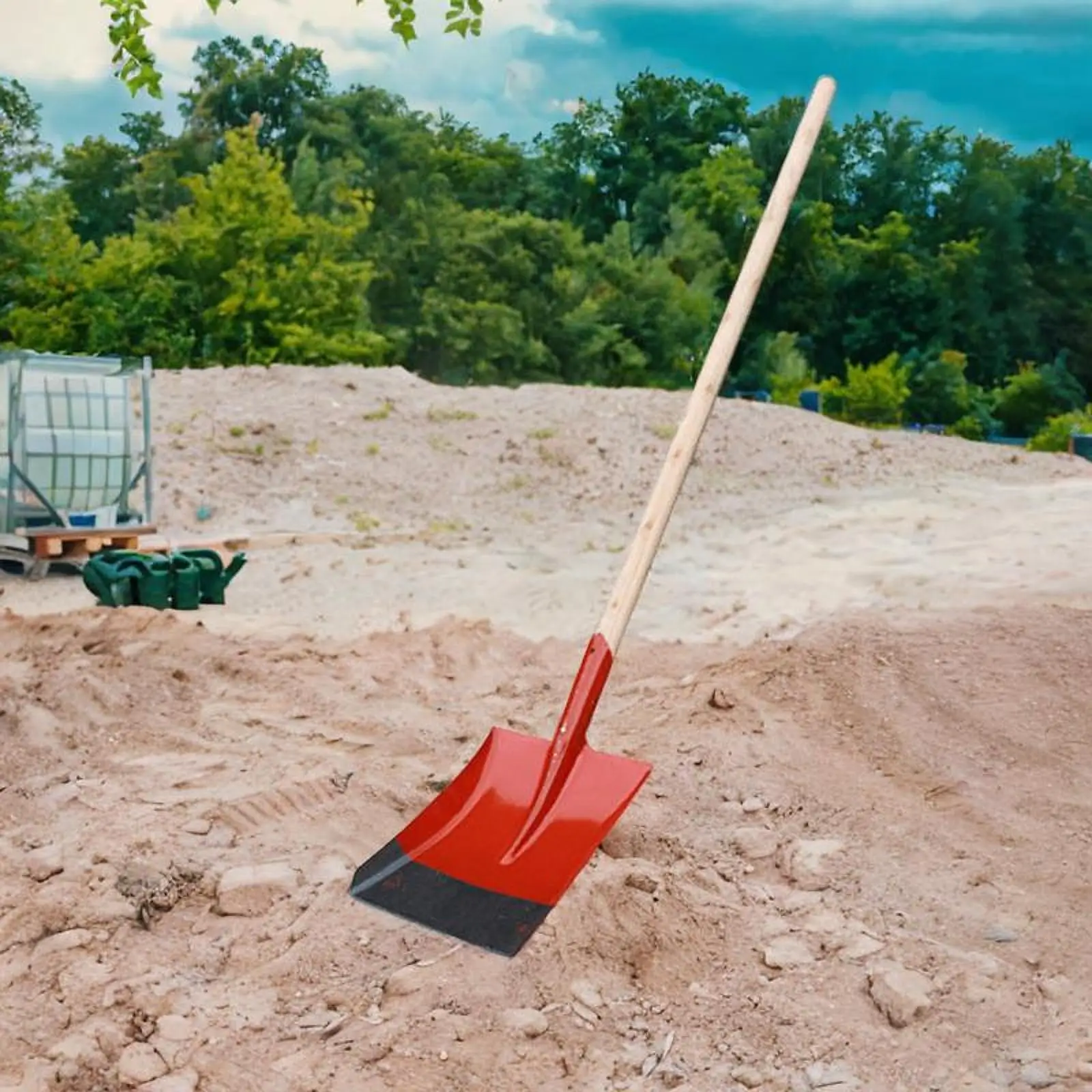 

Garden Hand Trowel with Wood Handle Planting Spade for Yard Planting Moving