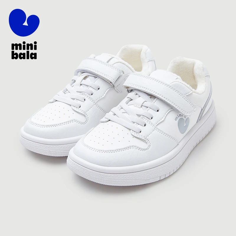 

Mini Balabala Sneakers Kids Boys and Girls 2025 Winter Non-Slip Rubber Sole Lined Casual Shoes