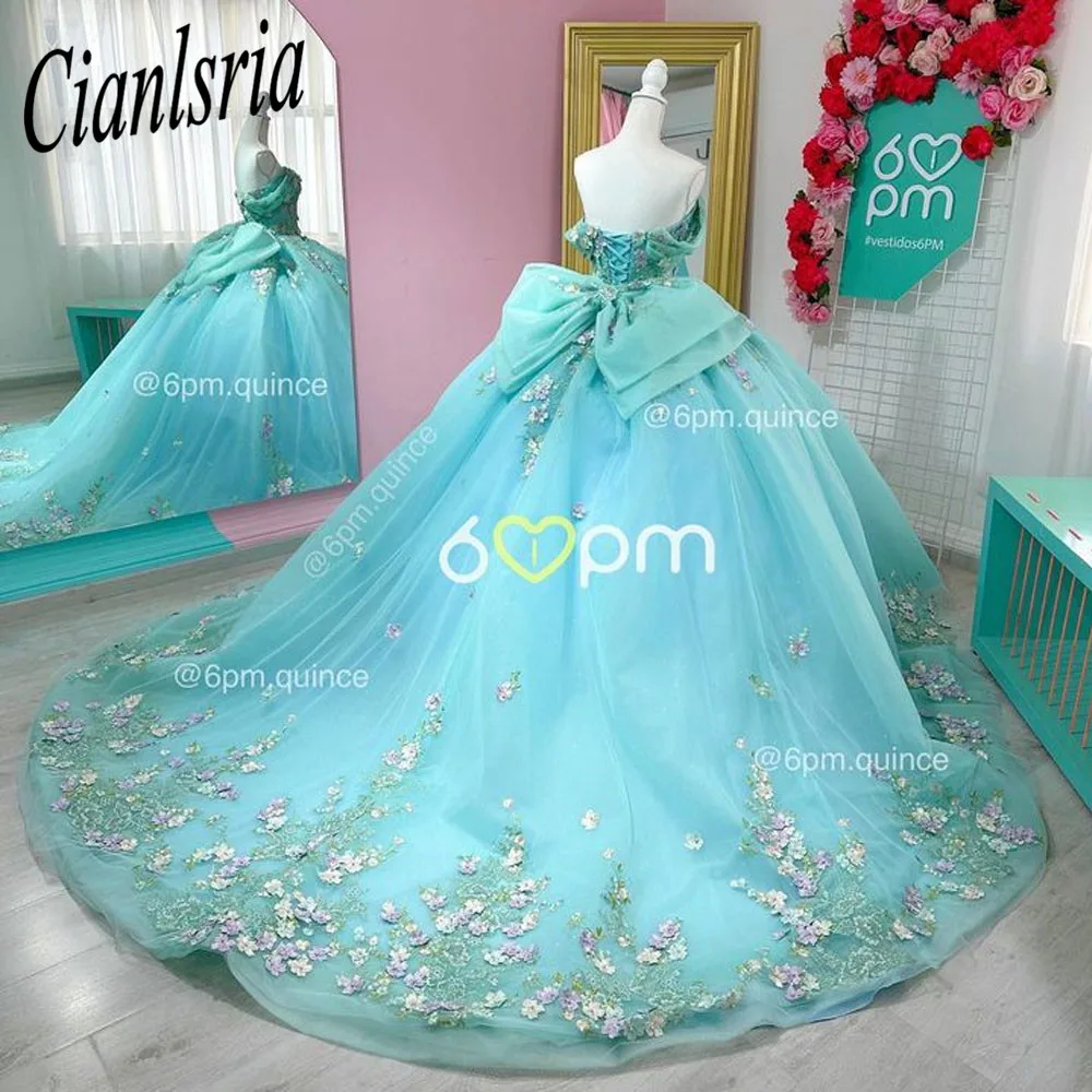 Gorgeous Quinceanera Dresses for 15 Year 2023 Ball Gown Sexy V Neck Off the Shoulder Long Party Dress for Girl