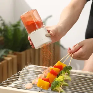 Glass Quantitative Gewürzglas, Salzkontrollflasche vom Typ Press, Küchenhausesgeschirr, Salzglas Selada, 180 ml 10 Hauptverkaufsglasfläschchen Küche - №2