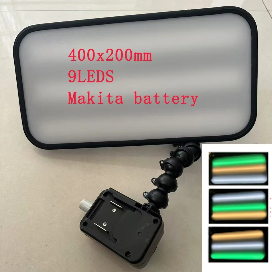 

Without Battery Support Cordless 18v Battery Wireless Dent Lamp With 9 Led Lamp Adjustable Car Repair Tools Dent Lamp