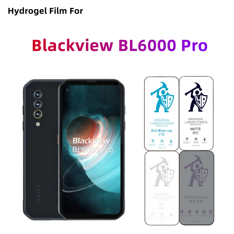 Película de hidrogel mate para Blackview BL6000 Pro, Protector de pantalla HD para Blackview BL6000 Pro, cuidado de los ojos, protección mate, 2 piezas