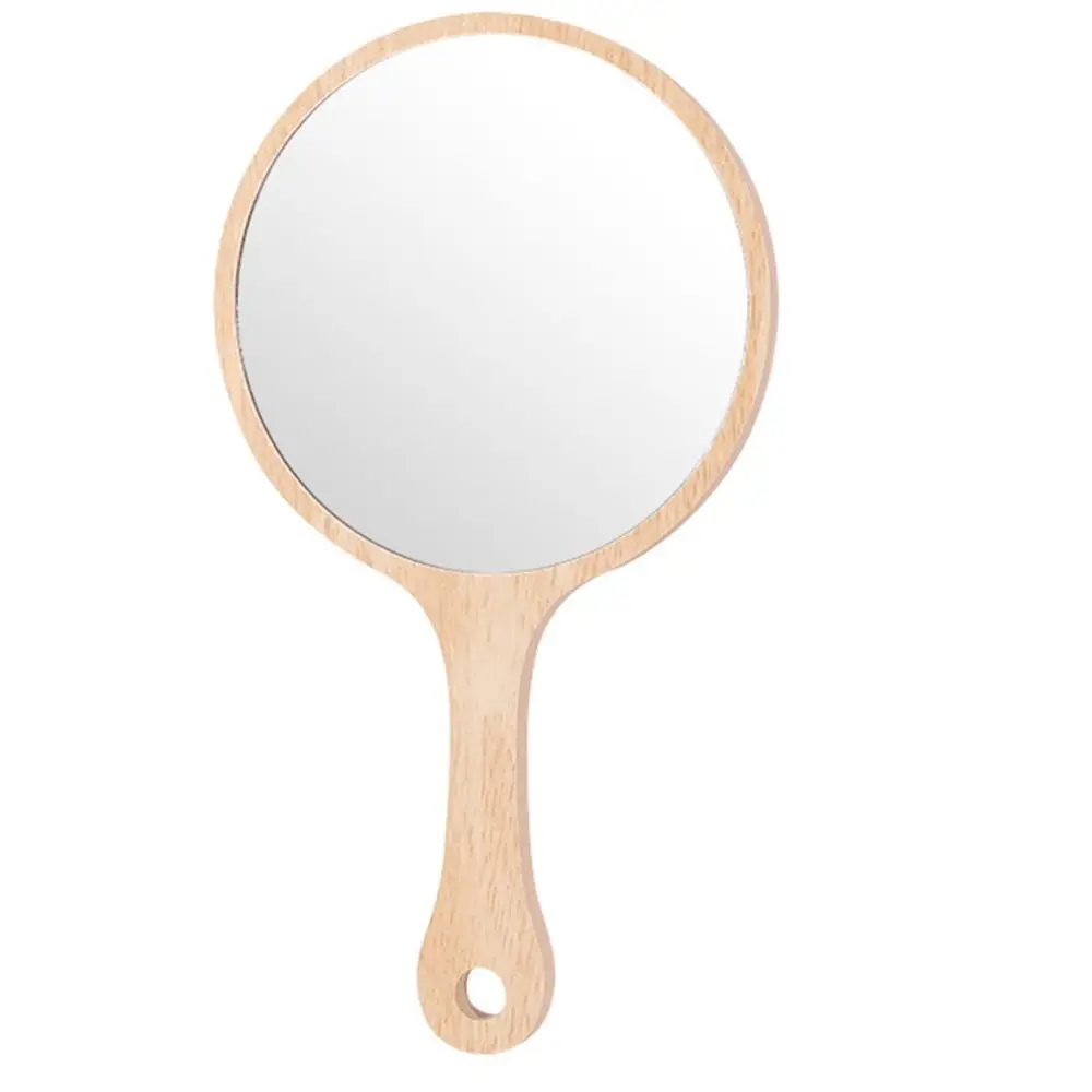 

Creative Makeup Mirror with Handle Single-Sided Portable Handheld Mirror Household with Animal Ears Cosmetic Mirror Makeup Use