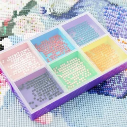 Silica Gel Rhinestone Capacity Plate Multifunctional Diamond Painting Tray Kits Handwork Bead Storage Diamond Painting Organizer