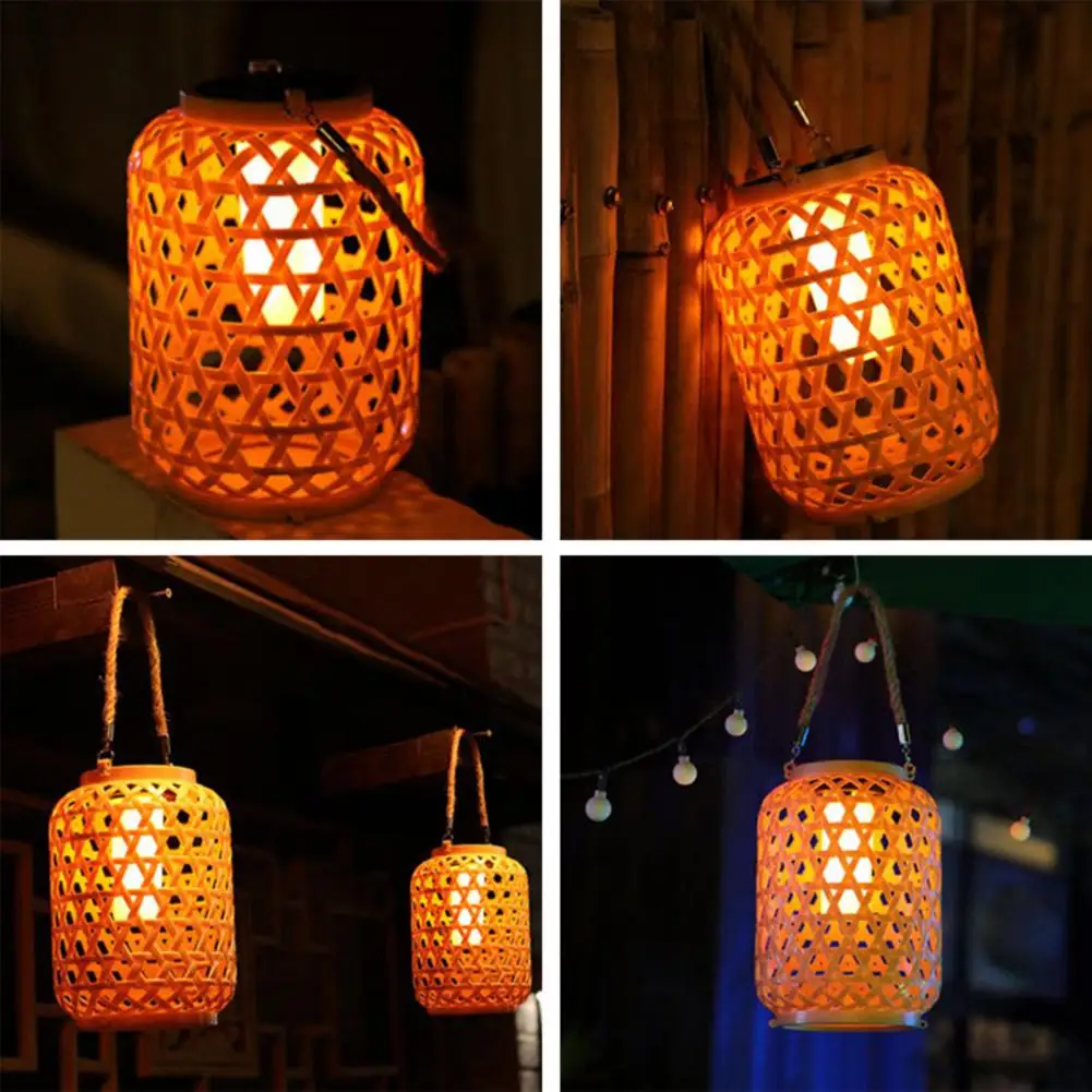 Solar Light Decorative Solar Powered Hanging Lanterns for Outdoor Use Automatic Charging Ip44 Waterproof Lights for Stylish