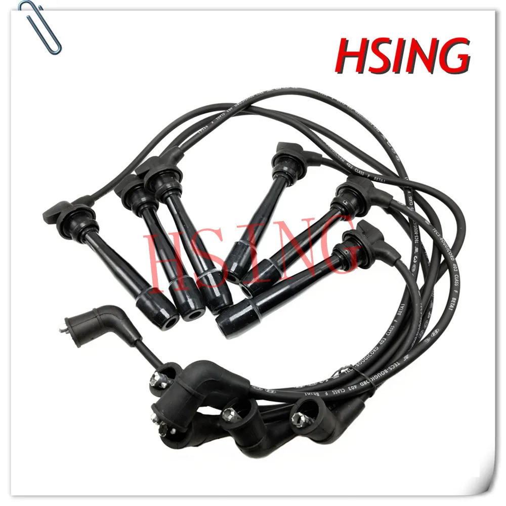 Ignition Cable Spark Plug Wire Set Fits For 2005-2007 Hyundai Tucson 2.7L ***Part No# 27501-37C10 2750137C10