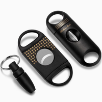 Cigar Cutter Cigar Set Pocket V-Cut Sharp Cigar Scissors Guillotine Portable Travel Cigar Cutting Round Punch Cigar Accessories