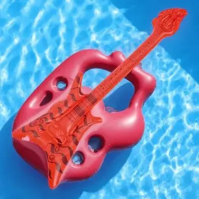 

Inflatable Rock Instrument 60cm Bass Electric Guitar Decorations Party Accessories Musical Props Balloon Supplies Retro Style