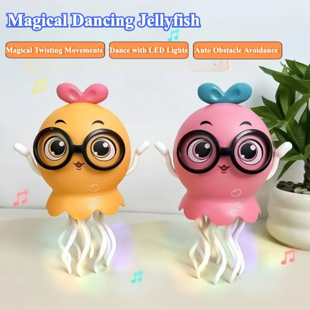 

Dancing Octopus Electronic Toys Development Moving Education Weird Toy with Music Light Automatic Sensor Obstacle Avoidance