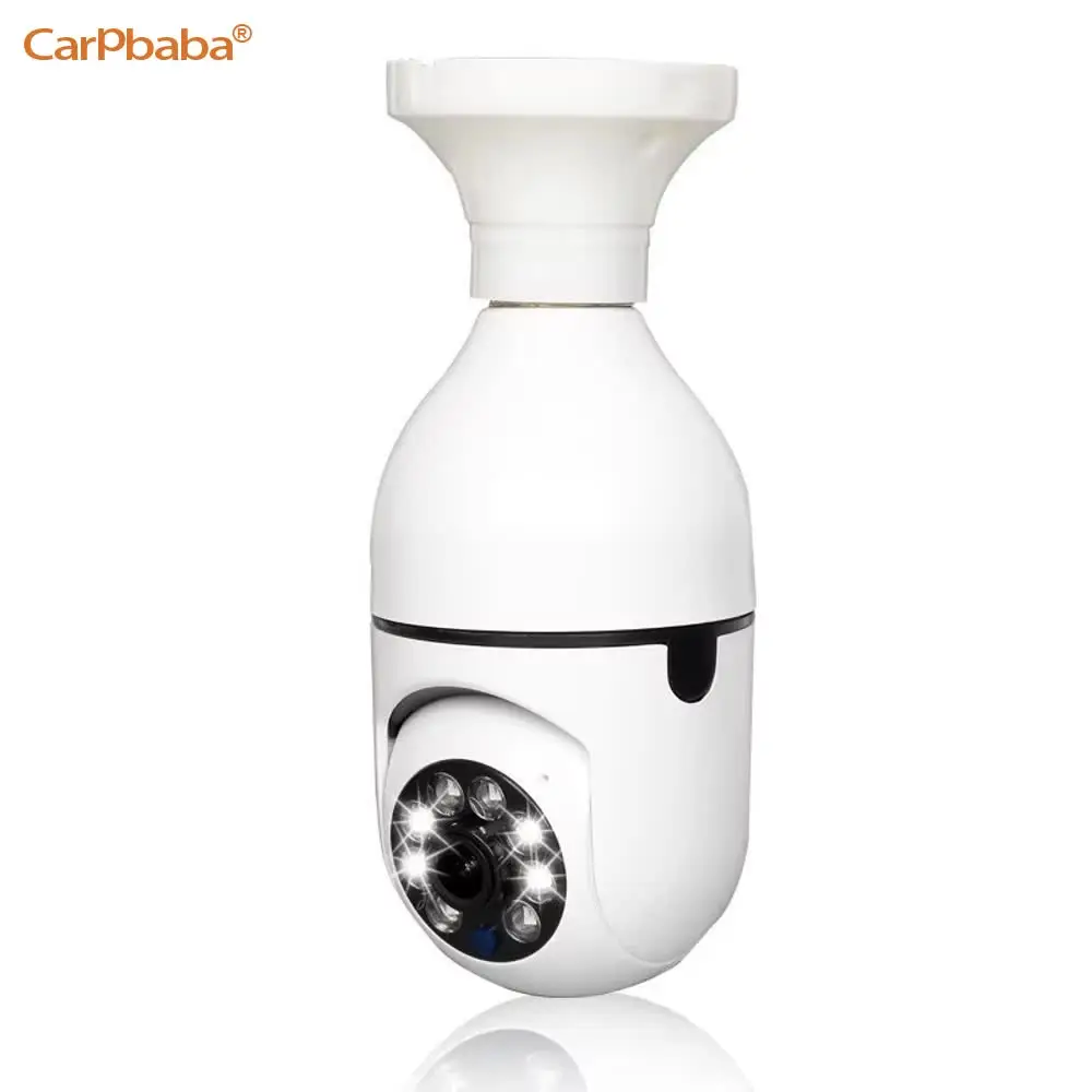 ICSEE 2MP Wifi Camera E27 Surveillance Camera Color Night Vision 360° Rotating Human Moving Security Protection Smart Home