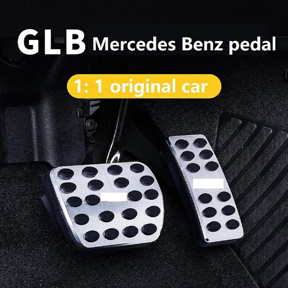 

Car Pedal Accessories For Mercedes Benz AMG C200 GLC260 GLB GLA CLA GLK CLS E Car Brake Accelerator Decorate Pedal Car Accessory