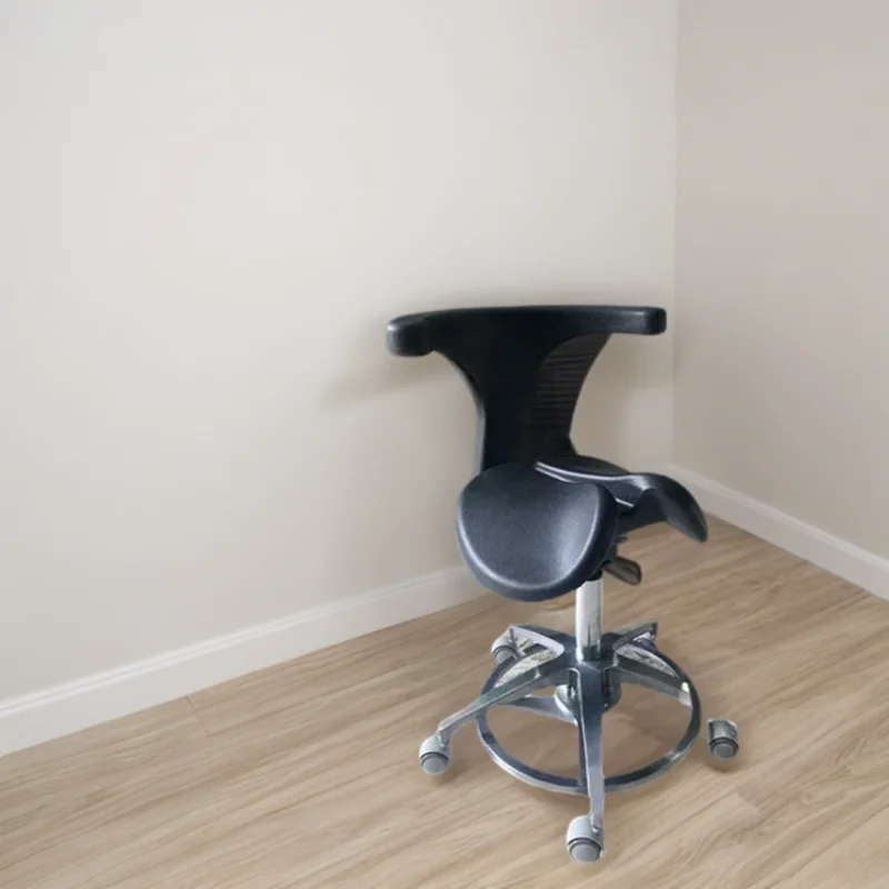 Sillón de barbero profesional, Silla de salón de belleza, Silla de peluquería con ruedas bajas, Barbar