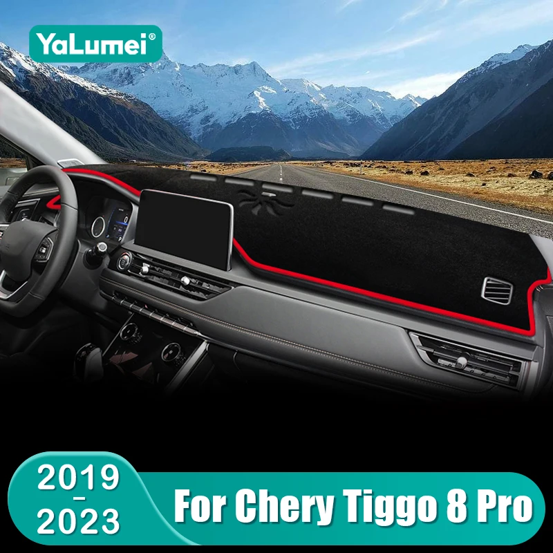 

For Chery Tiggo 8 Pro 2019 2020 2021 2022 2023 Tiggo8 Pro Car Dashboard Sun Shade Cover Instrument Desk Non-slip Pad Accessories