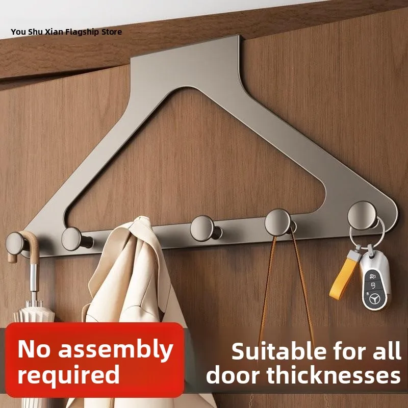 modern-minimalist-bedroom-door-back-clothes-storage-rack-no-punching-required-clothes-hanger-and-storage-organizer