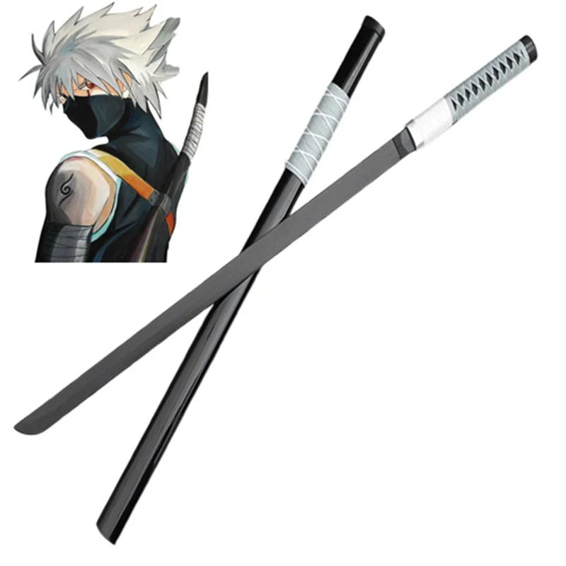 2 Stijl Cosplay Kakashi 40 Inch Zwaard Wapen Rollenspel 102 Cm Uchiha Sasuke Hout Katana Model