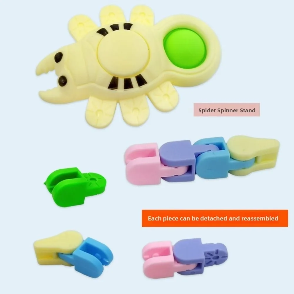 10 pçs/set Corrente Transformável Mecânica Fidgets Giroscópios Animais Dos Desenhos Animados Transformar Wacky Track Spinner
