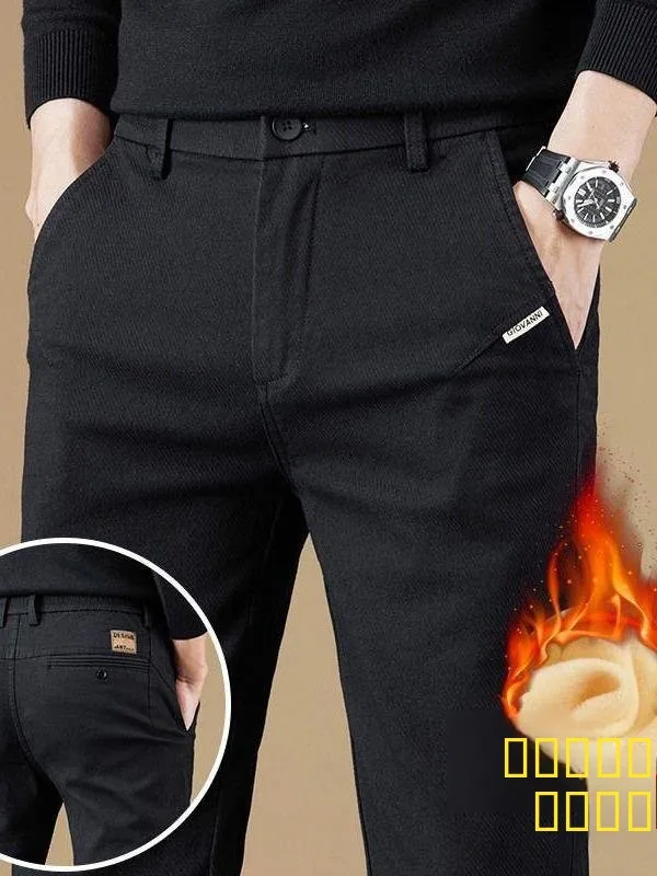 

Мужские повседневные брюки прямого кроя Thiened Fce, деловая одежда, осенне-зимняя модная одежда, модная мужская одежда, универсальная, подходит ко всему