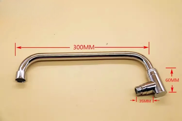 for Yufubaos for Fulis for frying stove faucet outlet pipe, straight through without switch function 4 minutes 30 cm