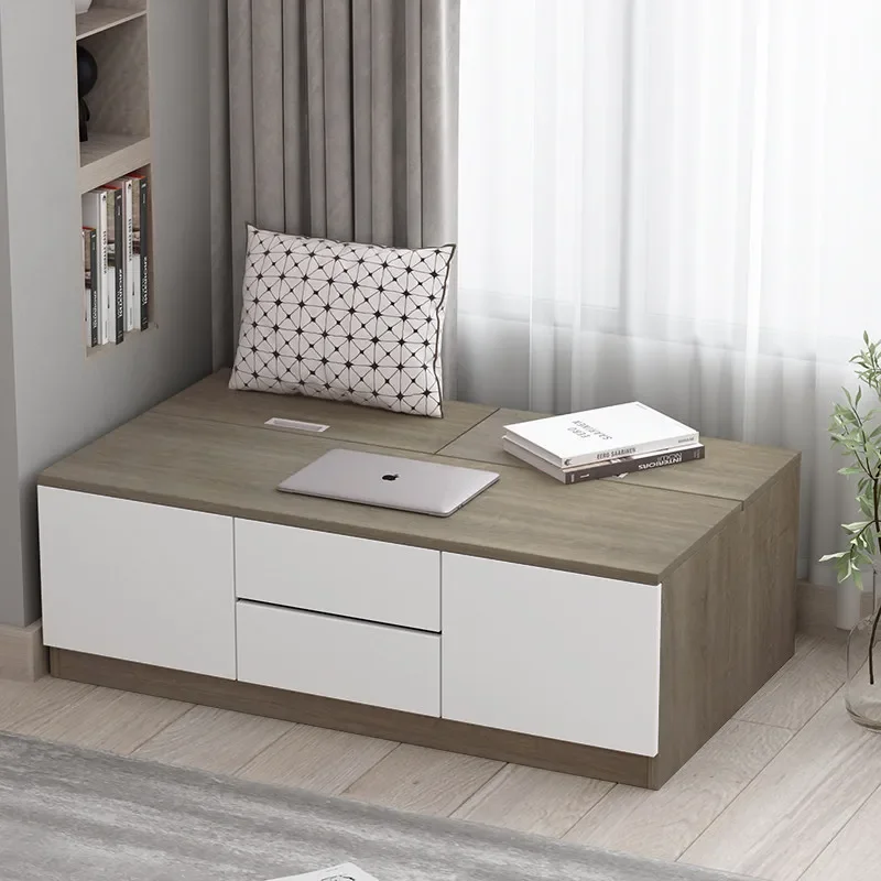 Solid wood bay window cabinet can sit on the floor, low , window sill , floor , balcony cabinet, storage lo