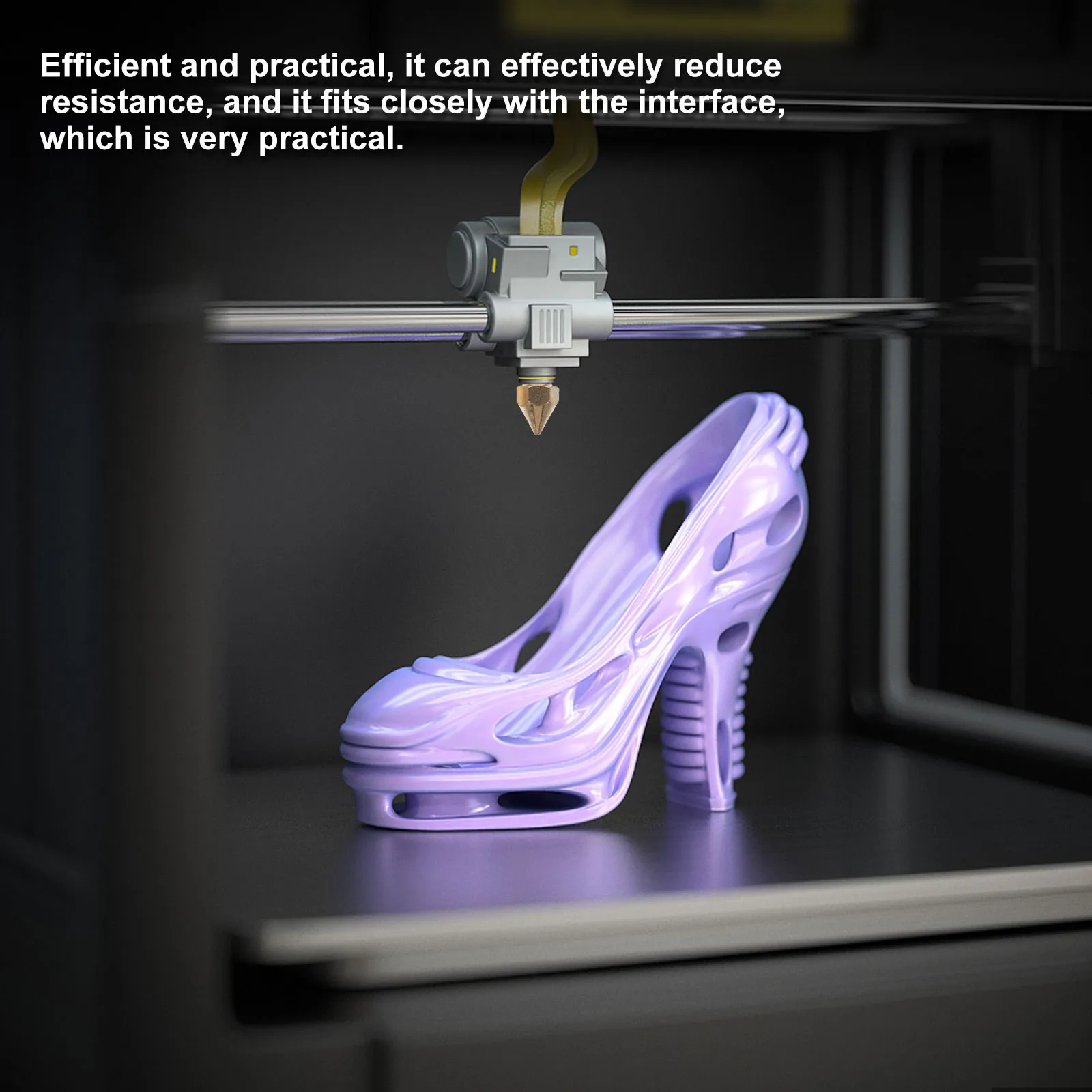 

1Set 3D Printer Nozzle Kit Brass Replacement Threaded Nozzles Easy Install Flexible Cleaning Needles Printer Nozzle for 3D