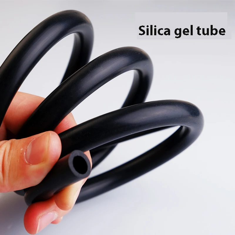 1M Black Silicone Tube ID 2~38mm And OD 4~44mm Rubber Hose Flexible Soft Pipe For Aquarium Air Pump