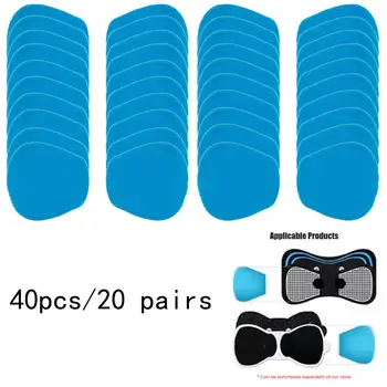 20片/40片裝 EMS水凝膠墊,適用於腹肌訓練器、腹部凝膠貼片、健身頸部按摩器、臀部鍛鍊器,可取代墊片 8 最佳銷售 凝膠墊 - №7